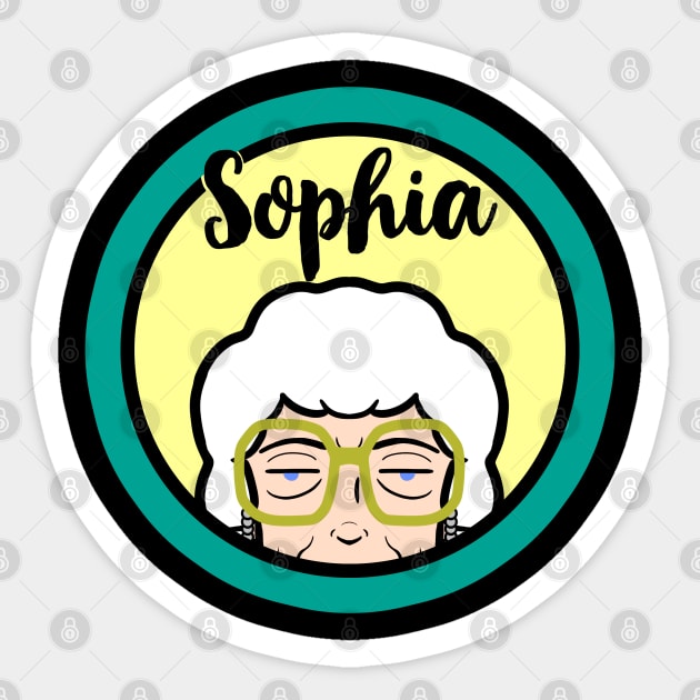 Sophia Sticker by MarianoSan